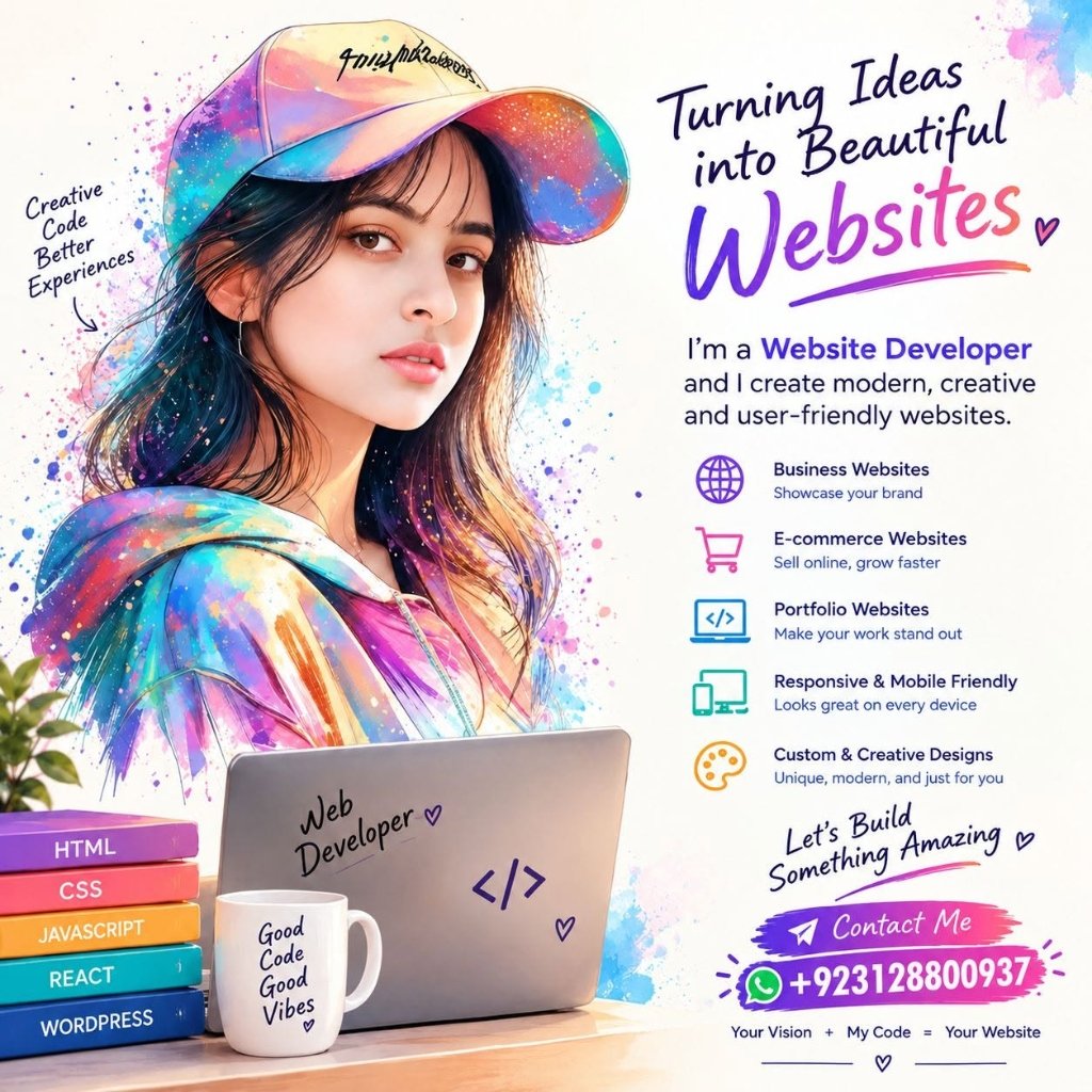 Huma - Web Developer Artwork & Branding